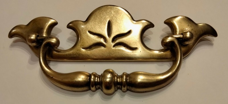 5 KBC Colonial Style Drop Bail Drawer Pulls & 10 Heavy Round Dome Knobs & 1 Faux gallery