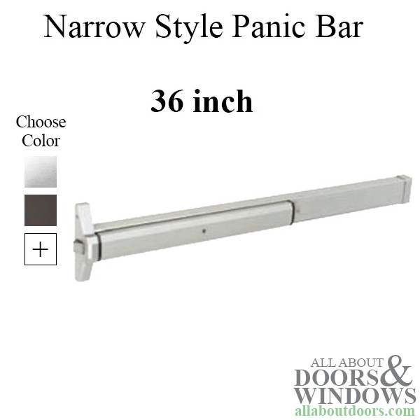 Global Narrow Stile Rim Exit Device Panic Bar 36″ Commercial Door Hardware