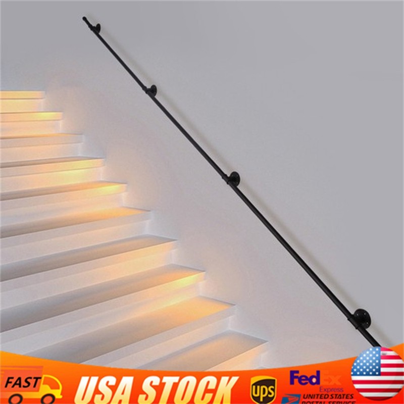 11FT Step Handrail Stair Railing For Step Handrail Outdoor Deck Hand Rail