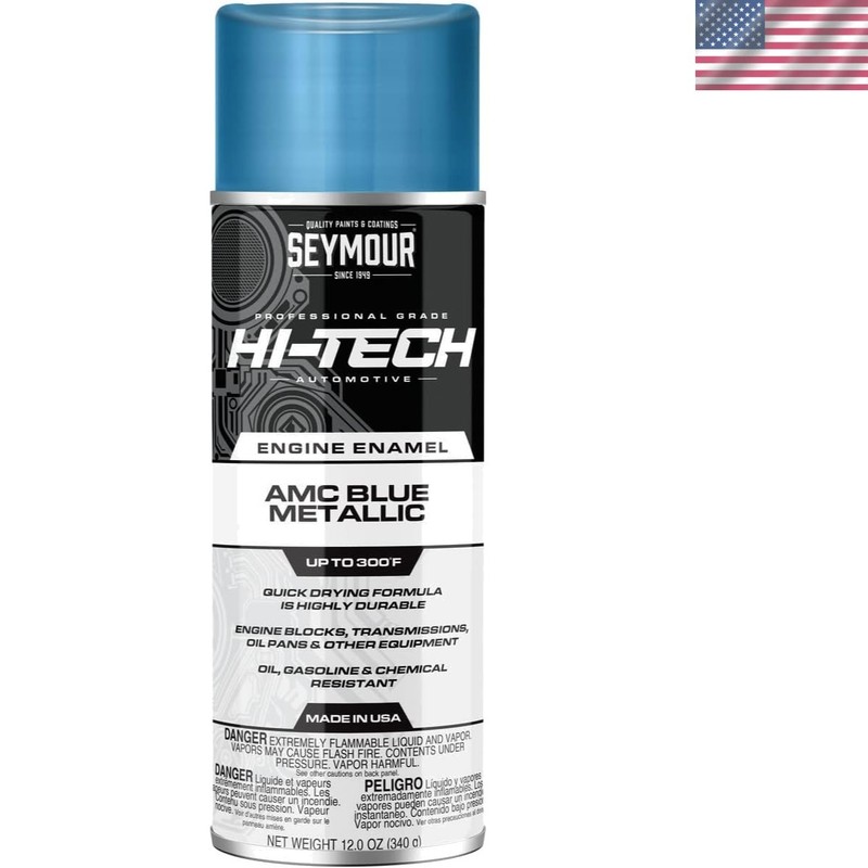 Automotive Engine Spray Paint – 12 oz AMC Blue, Heat Resistant & VOC Compliant