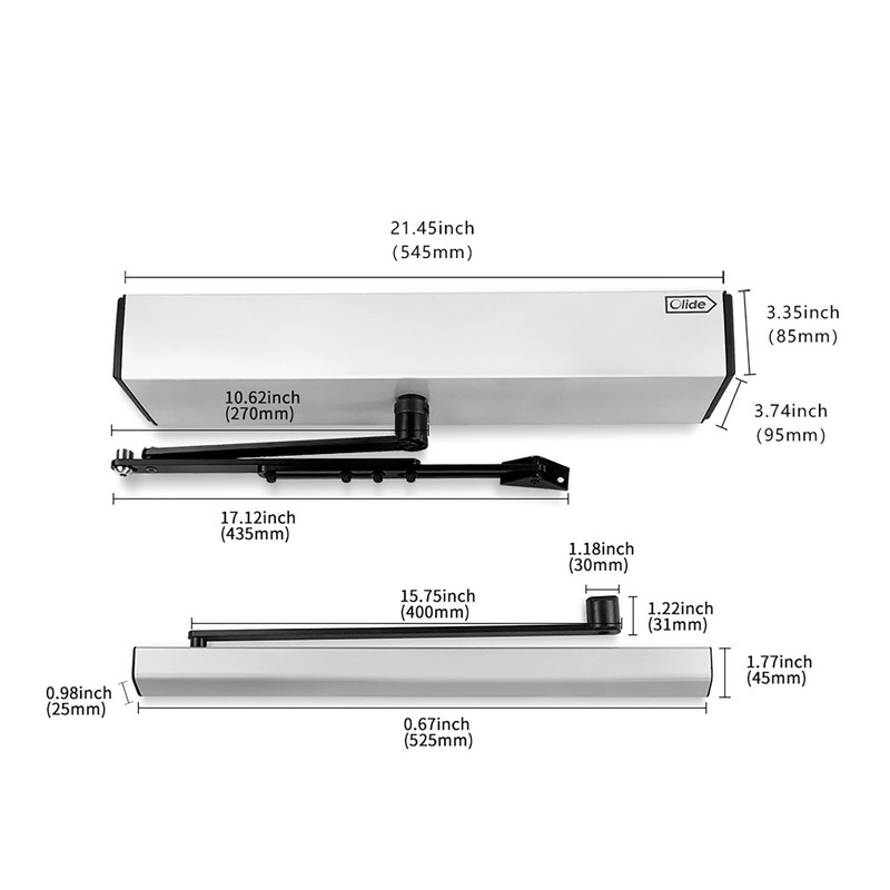 Automatic Dual Swing Door Operator Open Simultaneously with Handicap Push Button gallery