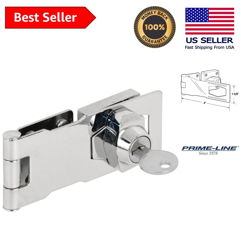 Secure Your Small Items with U 9951 Keyed Hasp Lock – Durable & Easy to Install