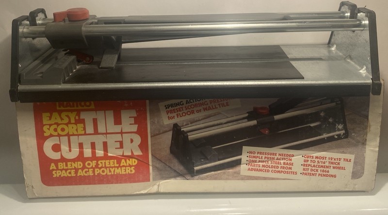 Nattco Easy-Score Tile Cutter 13″ IN BOX for Floor Wall Tile MADE IN THE USA