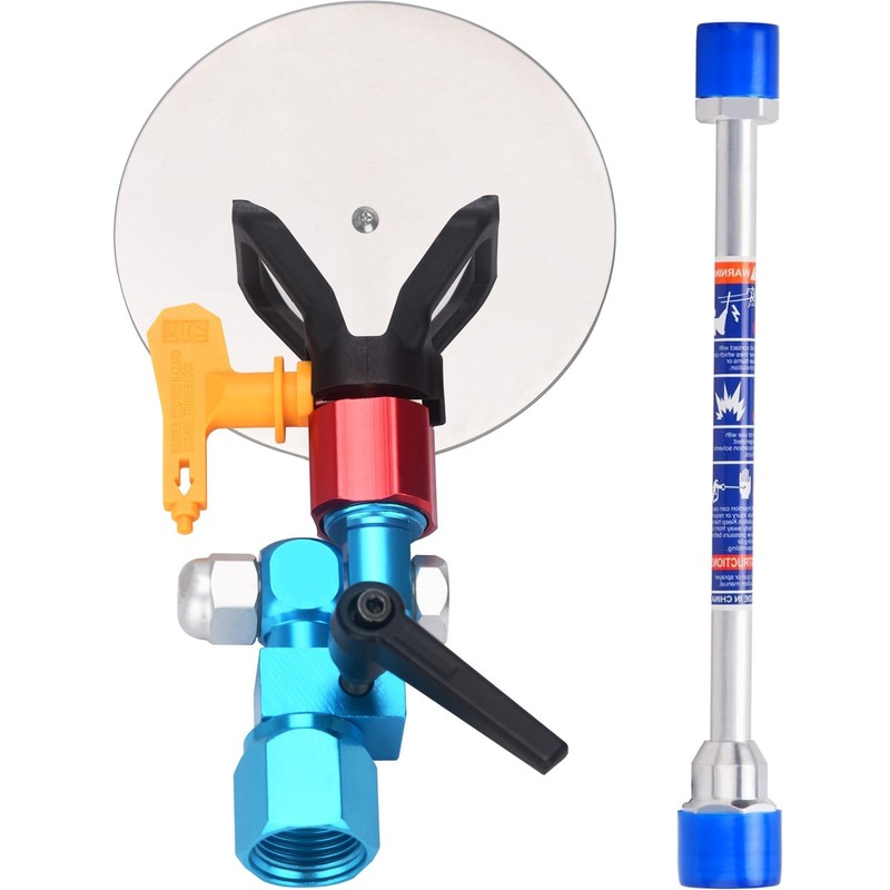 Airless Spray Gun Guide Accessory Tool W/ 517 Tip 10 Inch Airless Extension Pole