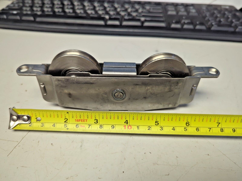 Stainless Steel Sliding Patio / Glass Door Tandem Roller – 1-7/8 Ball Bearing Wh