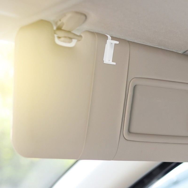 4 Pcs Remote Sun Visor Clips Mount Stand for Garage Door Holder gallery