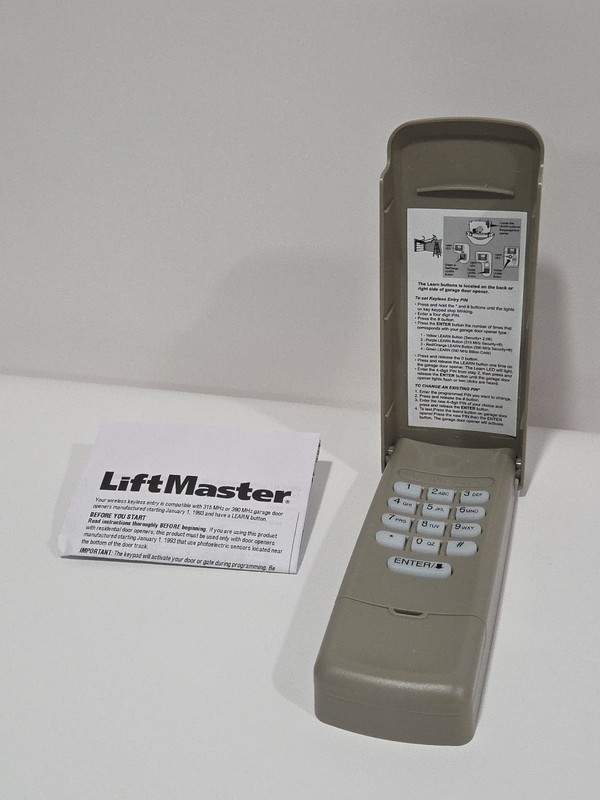 LiftMaster 878MAX Wireless Keyless Entry, GREY gallery