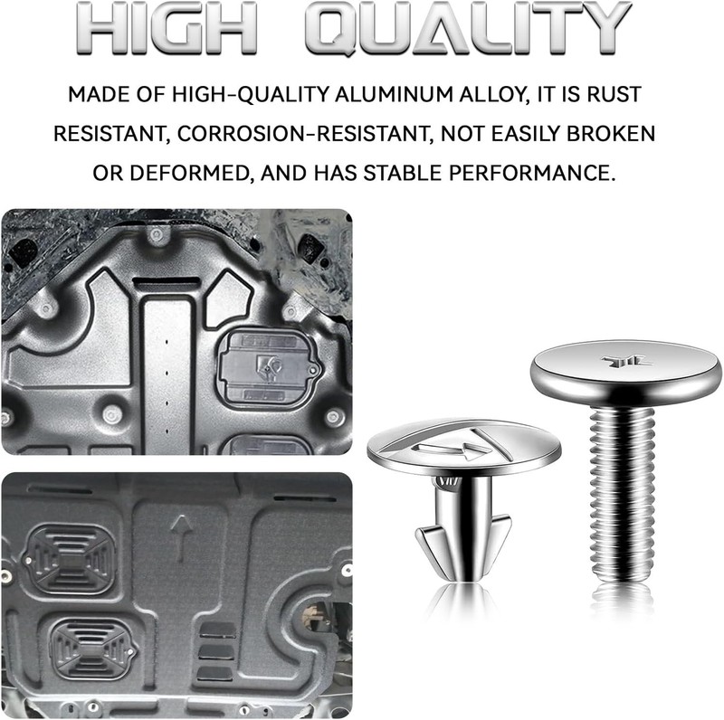 8PCS Engine Splash Shield Clips for Honda/Acura Lower Cover Pins & Screws gallery