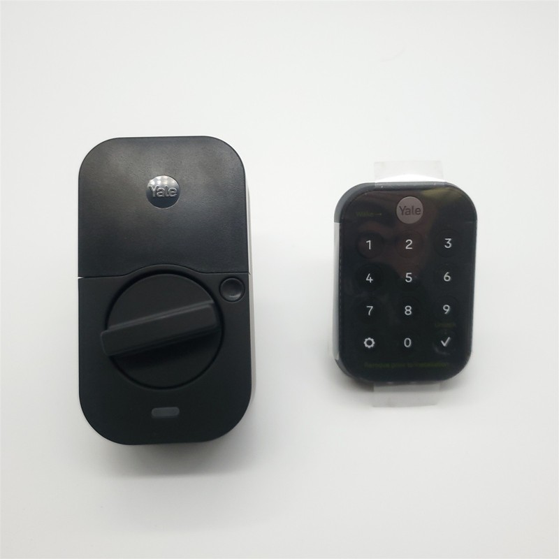 Yale Home Assure Lock 2 Deadbolt, Black Suede Keyless Entry Door Lock