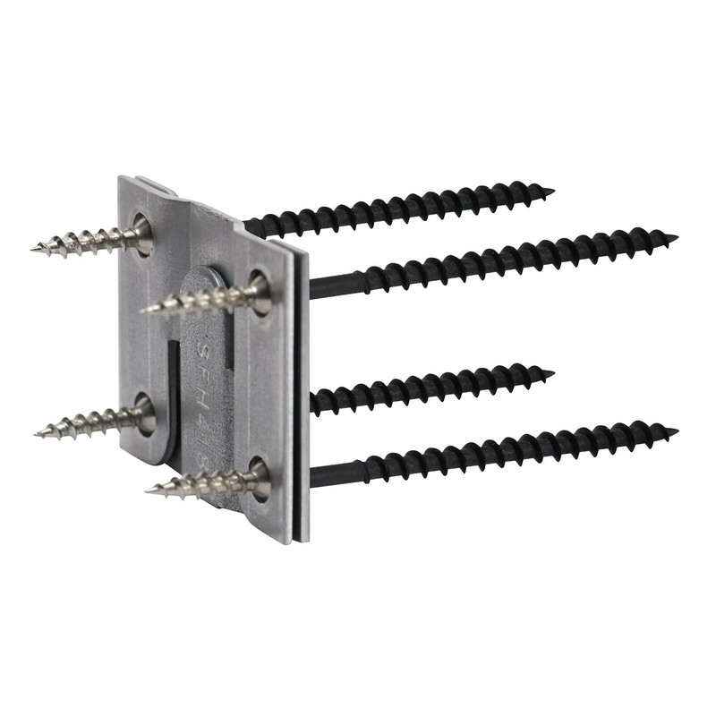 5 Pair Interlocking Flush Mount Z Clips with Mounting Screws for Headboard Frame