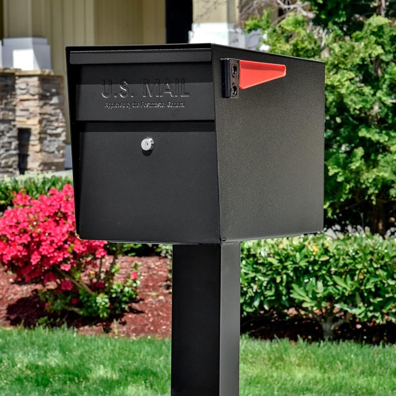 Sturdy 43-Inch In-Ground Mailbox Post – Fits All Locking Security Mailboxes gallery