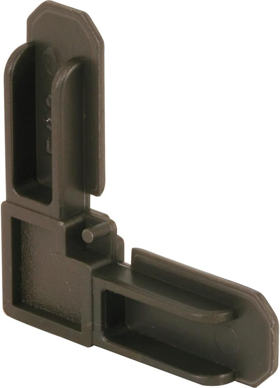 MP7728-50 Screen Frame Corner, 5/16 In. X 3/4 In., Bronze Plastic (50 Pack) gallery