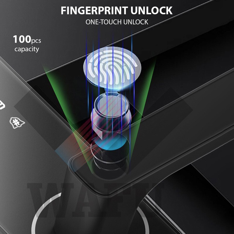 Wafu Lock with 120° Wide-angle and Doorbell Keyless O9Q8 gallery