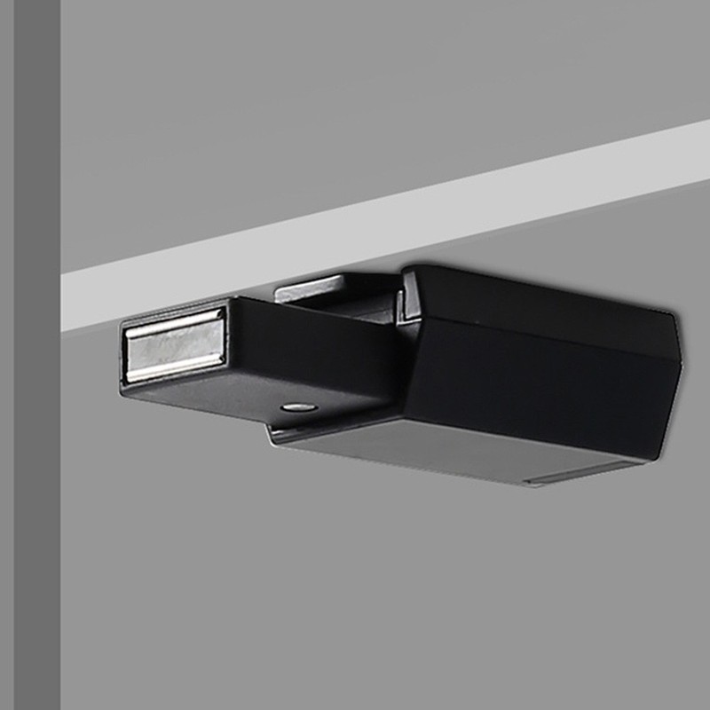 Installation for Push to Open Magnetic Door Catch Two Oval and Round Holes gallery