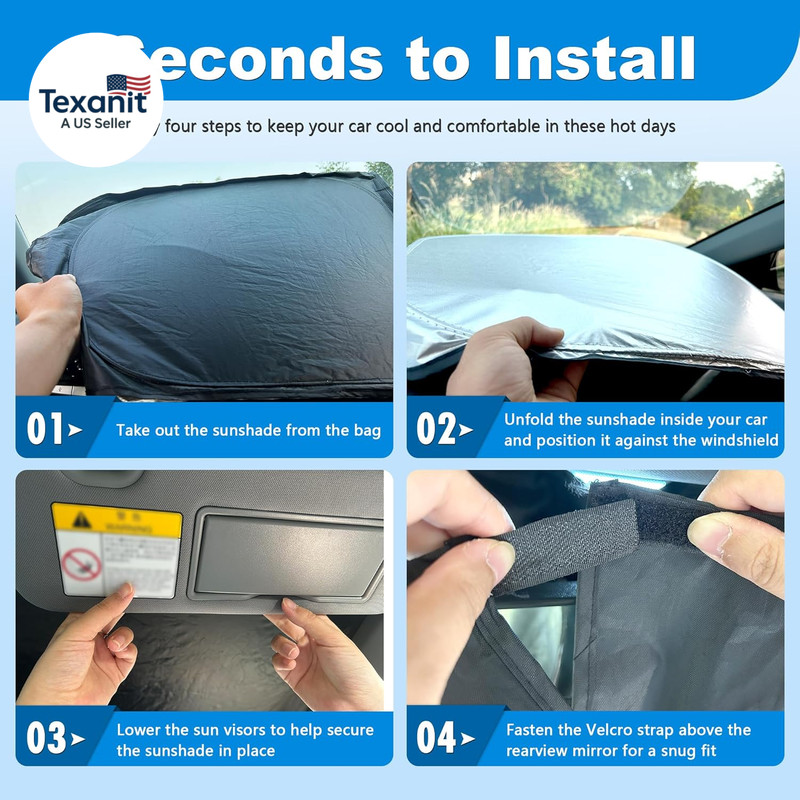 Front Windshield ＆ Side Window Sun Shade for 1996-2025 Chevy Express Accessories gallery