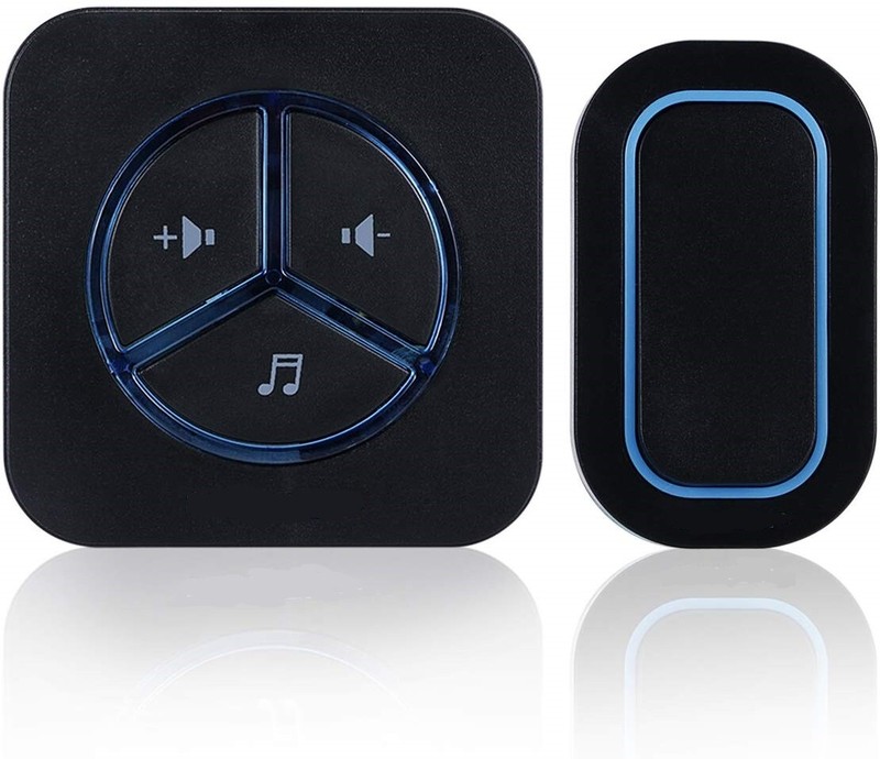 Model 9909 IP44 Waterproof Wireless Doorbell 280M remote 48 tones-US Seller- NEW