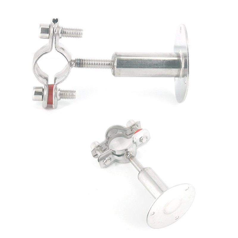 Adjustable Bracket Clamp Pipe Straps Wall Mount Ceiling Pipe Support SS for Pipe gallery