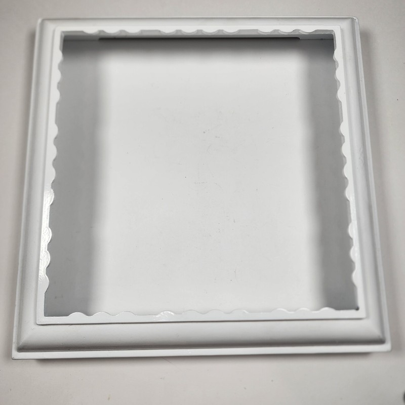 12'' Aluminum Standard Capital Base with feature Endura Fluted Square Columns