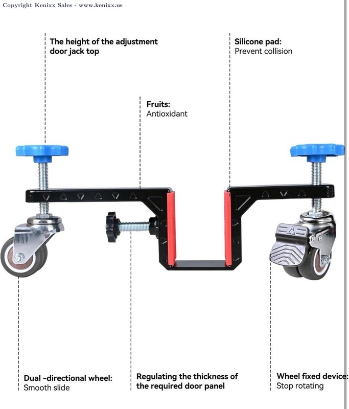 Door Installation Dolly Kit with Wheels – Interior Door Install Tools
