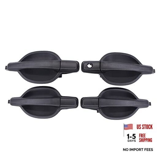 Balck Front Rear Left and Right Exterior Door Handle for Mitsubishi Endeavor