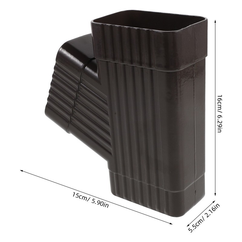 Rectangular Downspout Fitting Gutter Connector Commercial Building gallery