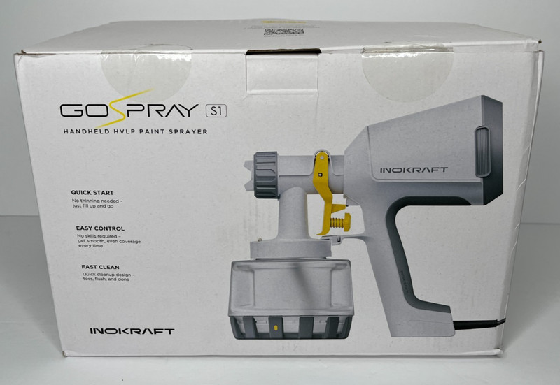 NEW Inokraft GOSPRAY S1 Handheld HVLP Paint Sprayer (1200 ML Capacity)