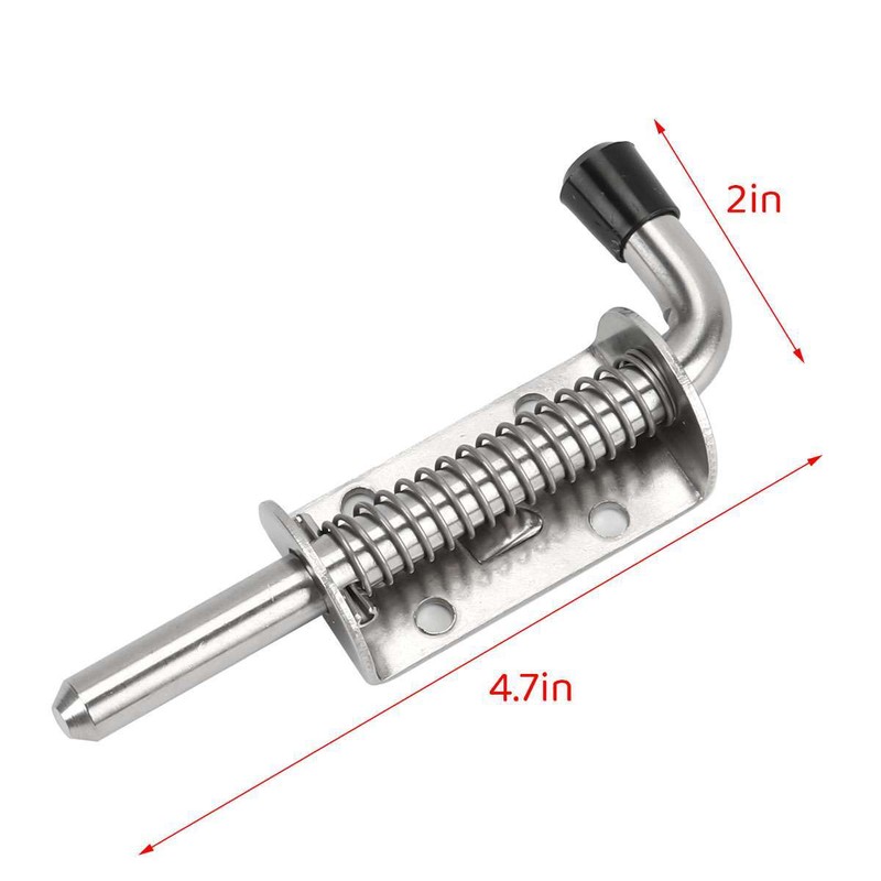 3 Pack Spring Pin Latch Lock for Utility Trailer Tail Gate Loaded Heavy Duty US gallery