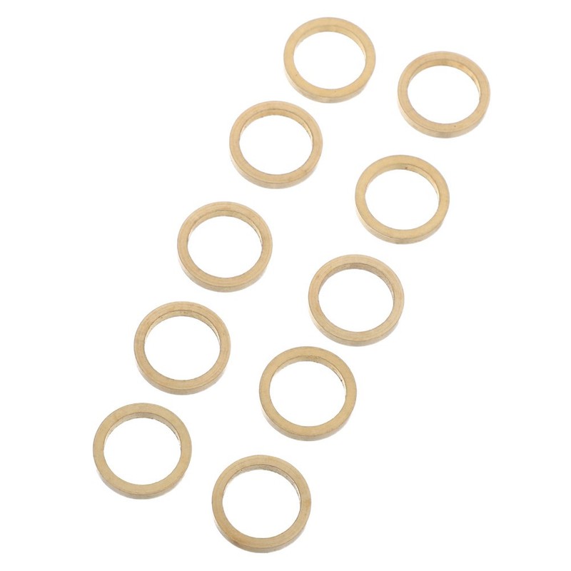 10Pcs Copper Flat Washers for Door Hinge Repair Kits Industrial Hardware Spacers gallery