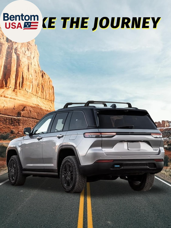 Roof Rack Cross Bars Compatible with Grand Cherokee L 2021-2025 and 2022-2025 Gr gallery