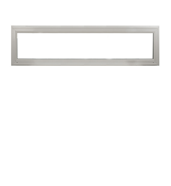 Double Pane Transom Window 72" x 12" White FL. Approved Argon Gas Low E DP50 gallery