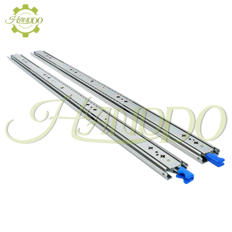 1Pair Heavy Duty Drawer Slides 34 Inch 250 lb Load Capacity Side Mount Extension