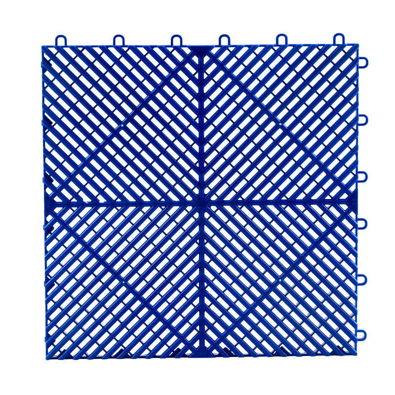 Interlocking Vented Nitro Garage Floor Tiles 16"x16" | 30 Pack gallery