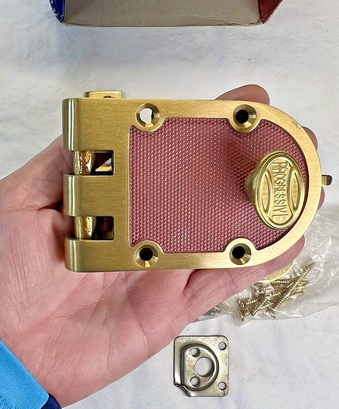 PROGRESSIVE HARDWARE Jimmy Proof Deadbolt 1776 US10 Grade 1 Solid Bronze gallery
