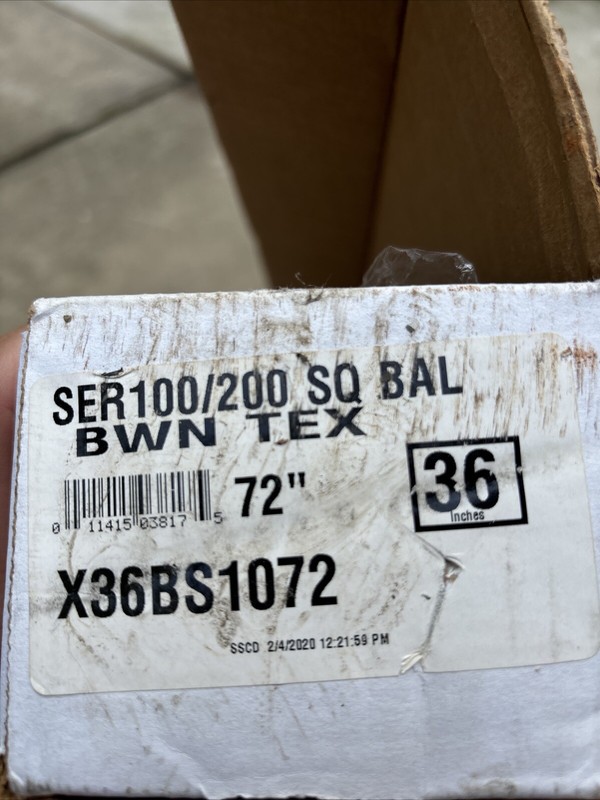 AFCO Aluminum Baluster Kit 36” (15pcs) SER100/200 SQ BAL BWN TEX
