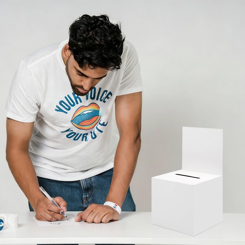 12 Pack Raffle Ticket Box Cardboard Suggestion Box with Slot Donation Ballot ... gallery