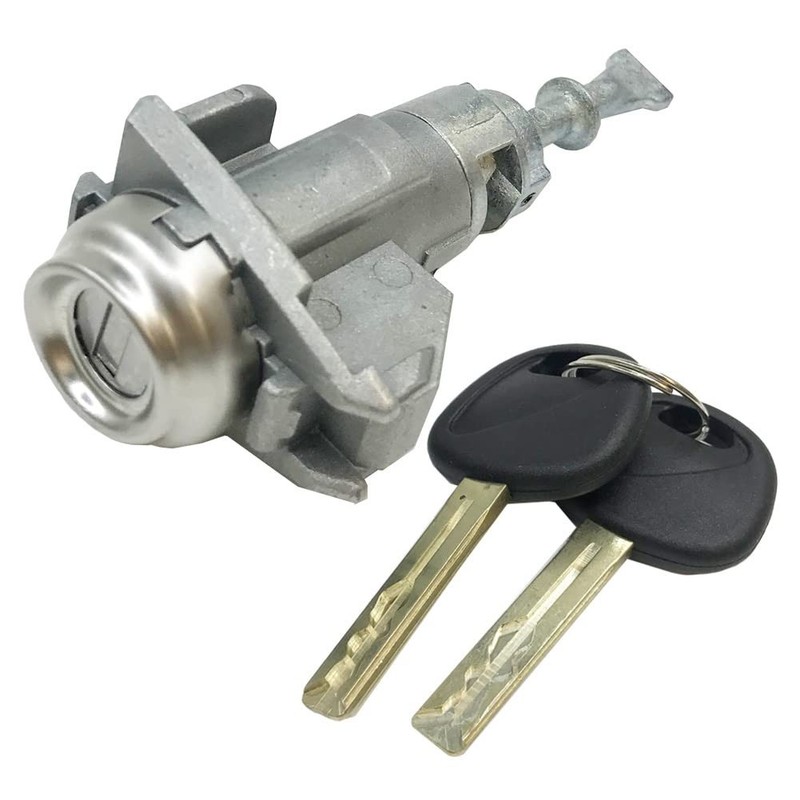 Gorniloxam 1 Set Door Lock Cylinder Kit with 2 Keys, Replacement for Kia Optima