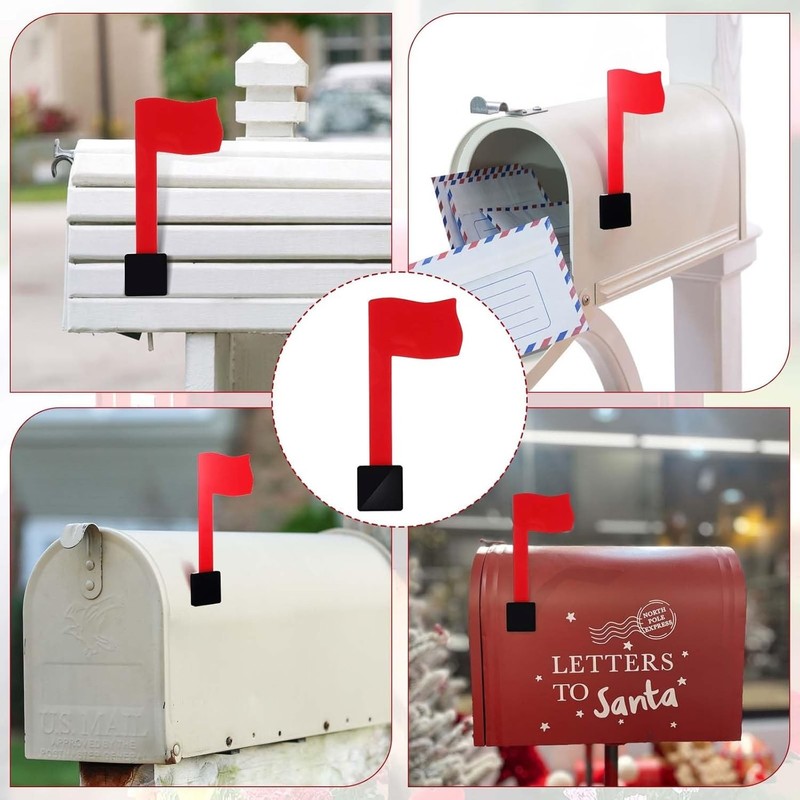 Easy-Install Mailbox Flag Replacement Kit - Upgrade Your Mailbox with a Red F gallery