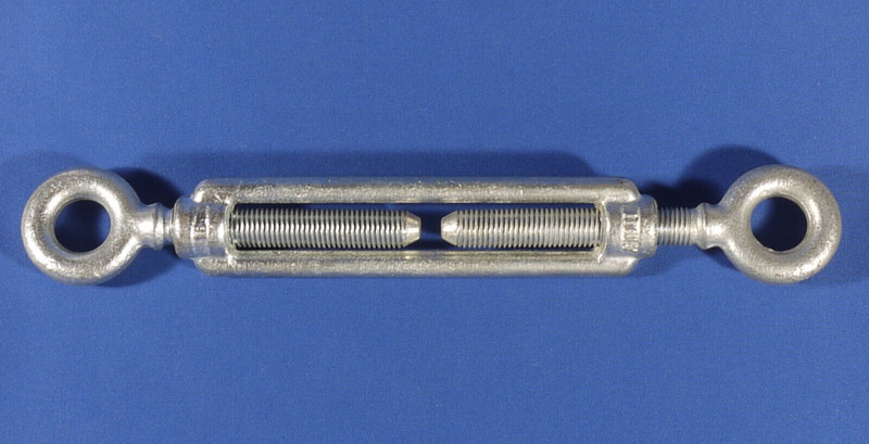 PRL) THREADED TENSIONERS TENSIONER TWO EYELETS GALVANIZED STEEL LENGTH 32cm gallery
