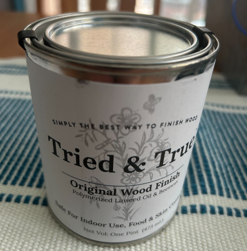 Tried & True Original Wood Finish Linseed Oil & Beeswax , Food Safe, Non-Toxic
