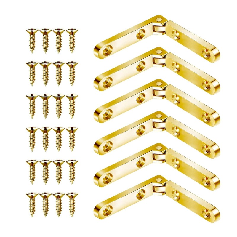 6 Set Small Hinges With Screws easily matching with all kinds of jewelry boxes gallery