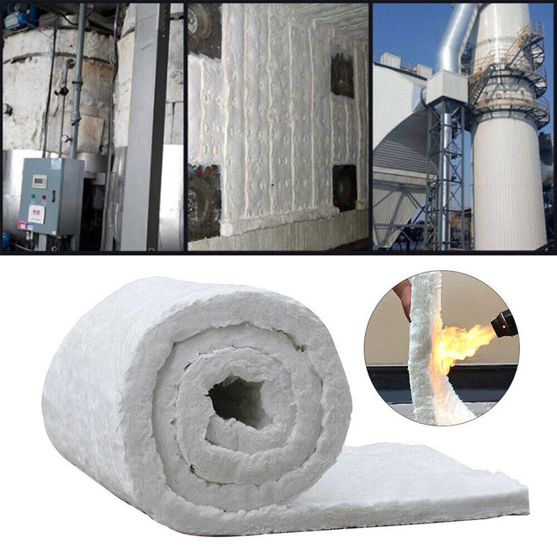 Ceramic Fiber Insulation Blanket - 0.4"- 12"- 24" - 2500F - Fireproof Insulation gallery