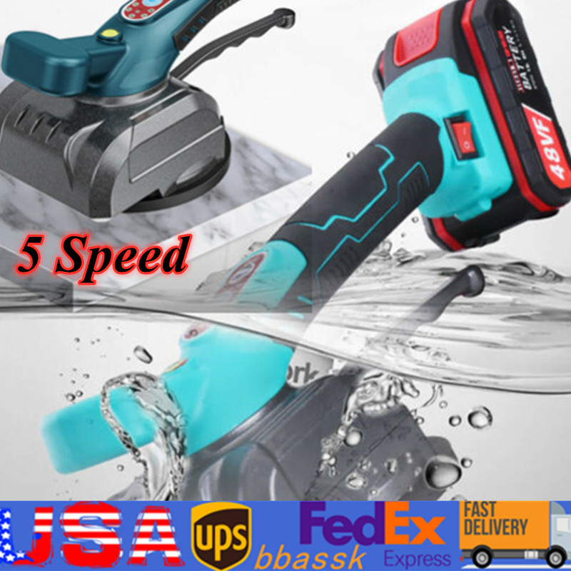 Tile Leveling Machine 48VF Battery Electric Tiling Vibrator Tile Spacer Leveling
