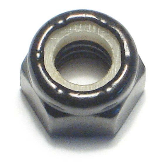 5/16″-18 Black Oxide Steel Coarse Thread Nylon Insert Lock Nuts (8 pcs.)