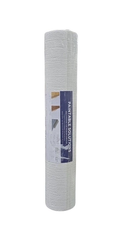 Brewster Textured Paintable Vinyl Pre-Pasted Wallpaper Roll (56.4 Sq. Ft.)