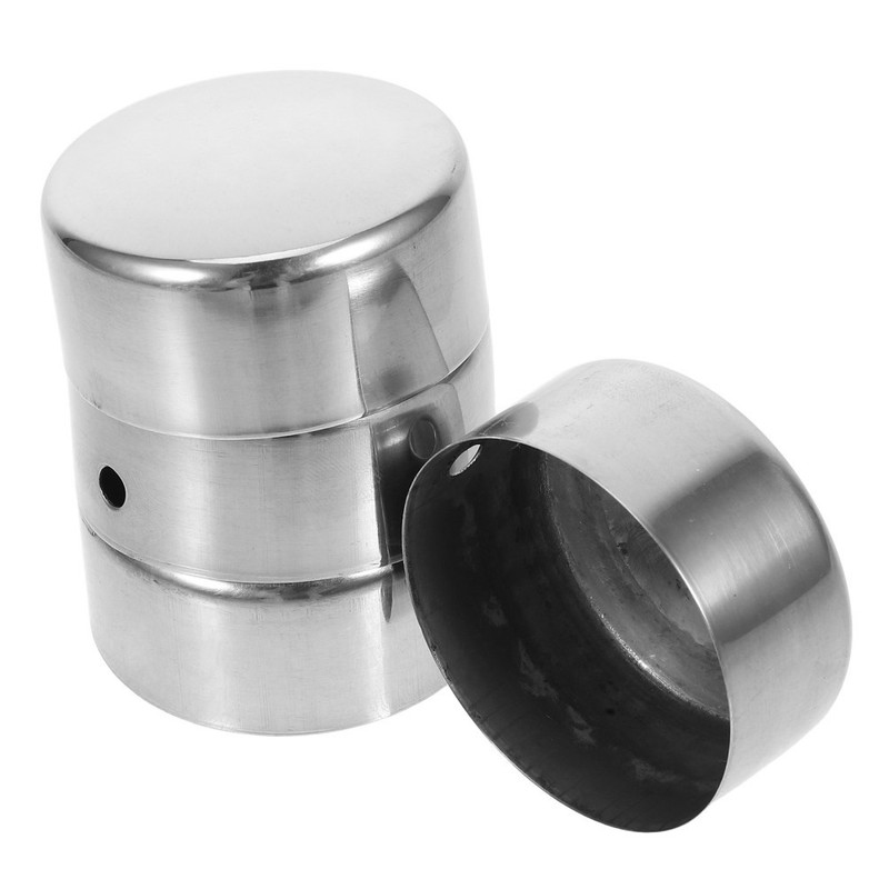 4 PCS Hand Railing End Caps Tube Fittings for Staircase Railings