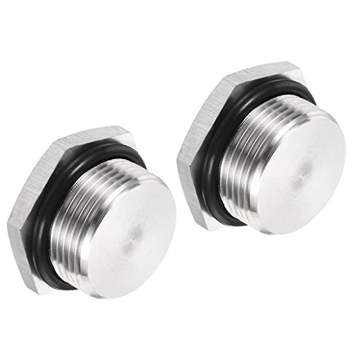 Male Plug Pack Waterproof Dustproof 304 Stainless Steel Thread Hex M25x1.5 2