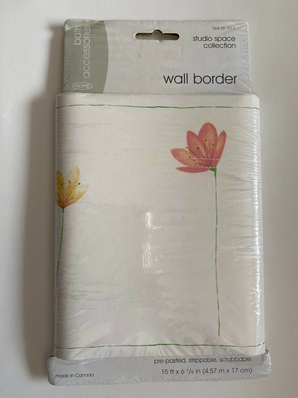 Wall Border Studio Space Collection 064 05 1017 Pre-pasted 15ft x 6 7/8″ strippa