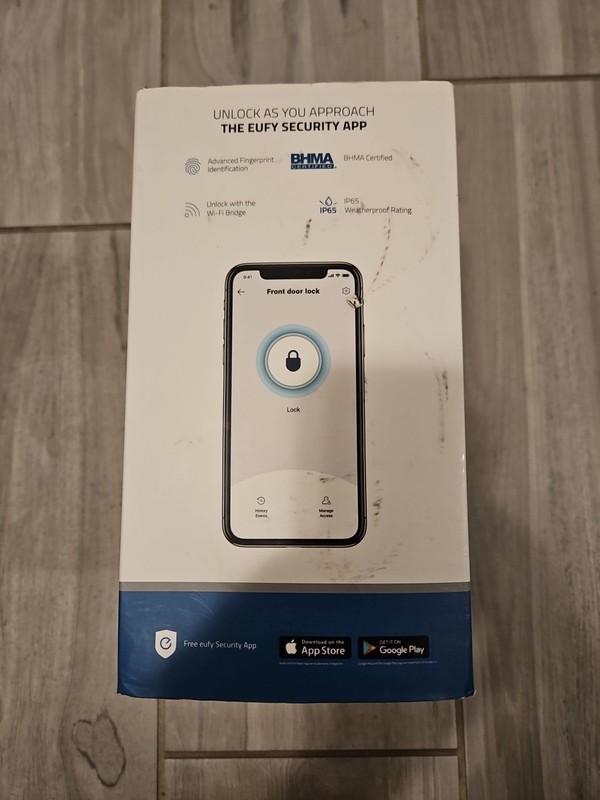 eufy Security Smart Lock Touch Fingerprint Electronic Deadbolt with Wi-Fi Bridge gallery