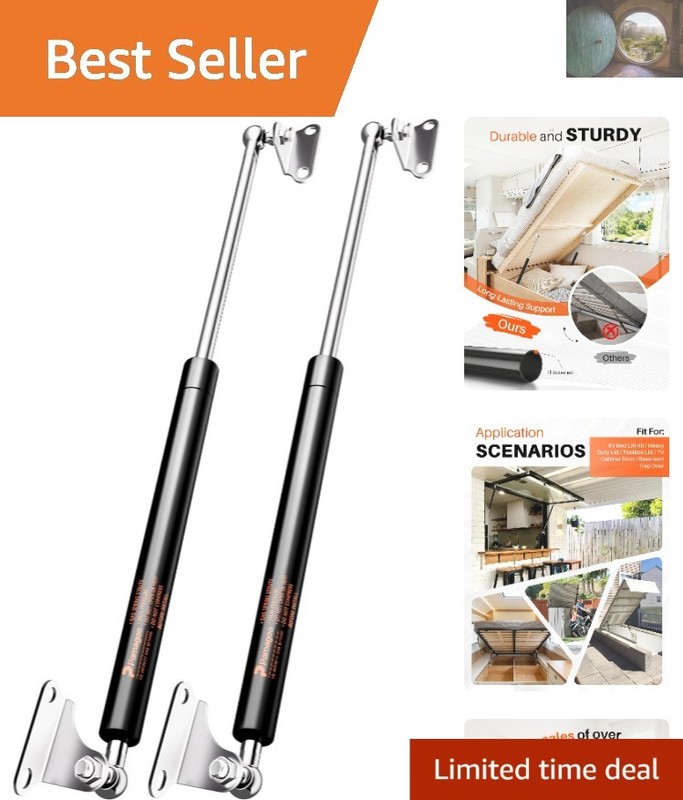 Heavy-Duty 20 Inch Gas Struts for RV Beds & Toolboxes – 2 Pack, Reliable Support