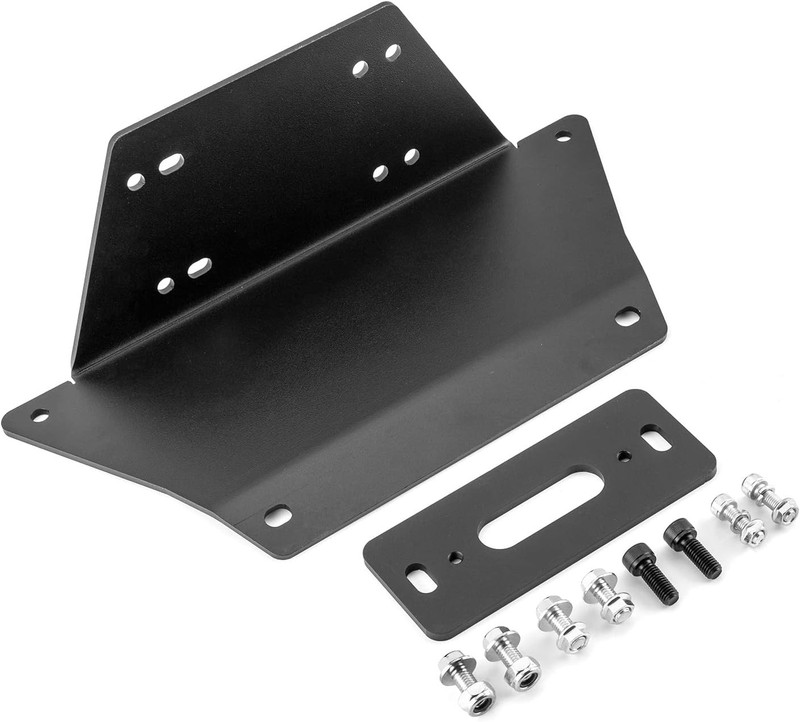 Winch Mount Bracket Plate Compatible with Polaris Ranger 1000 900 570 XP Crew 20